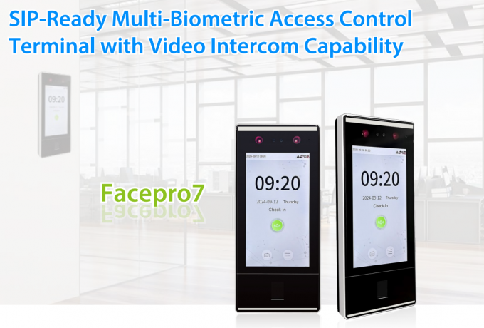 Yüz ve parmak izi ve RFID kartı. 0