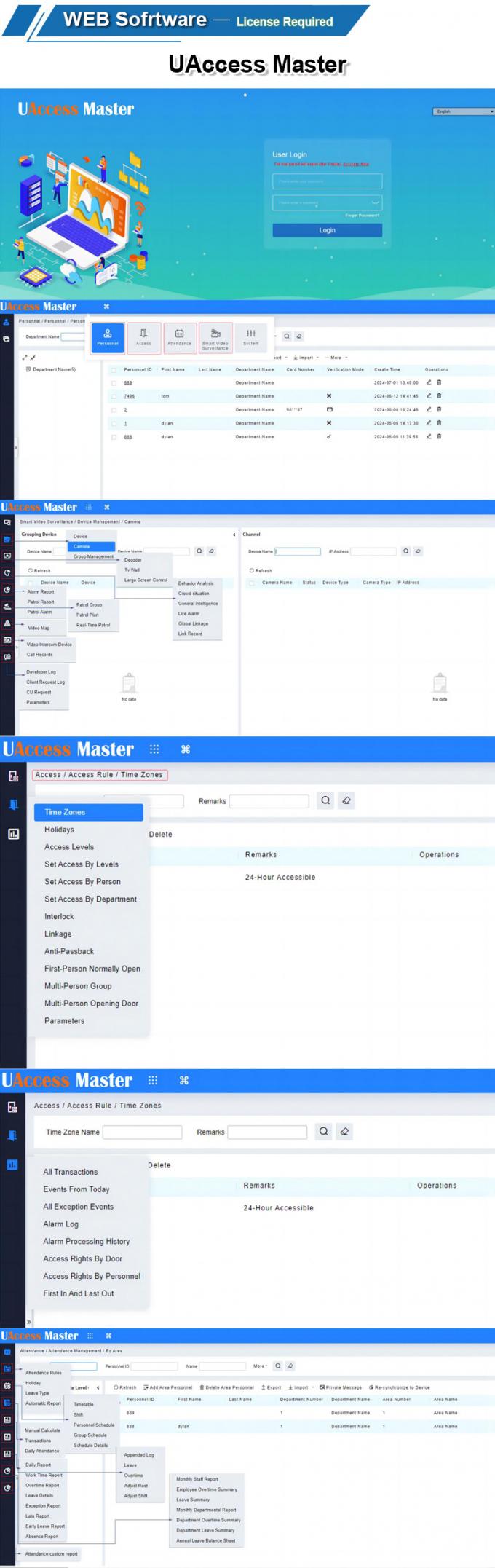 Yüz ve parmak izi ve RFID kartı. 3