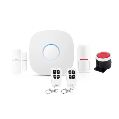 Tuya Akıllı Ev Kablosuz WiFi 4G GSM Ağ Geçidi Alarm Sistemi Desteği Kapı/Pencere Sensörü ve PIR hareket dedektörü